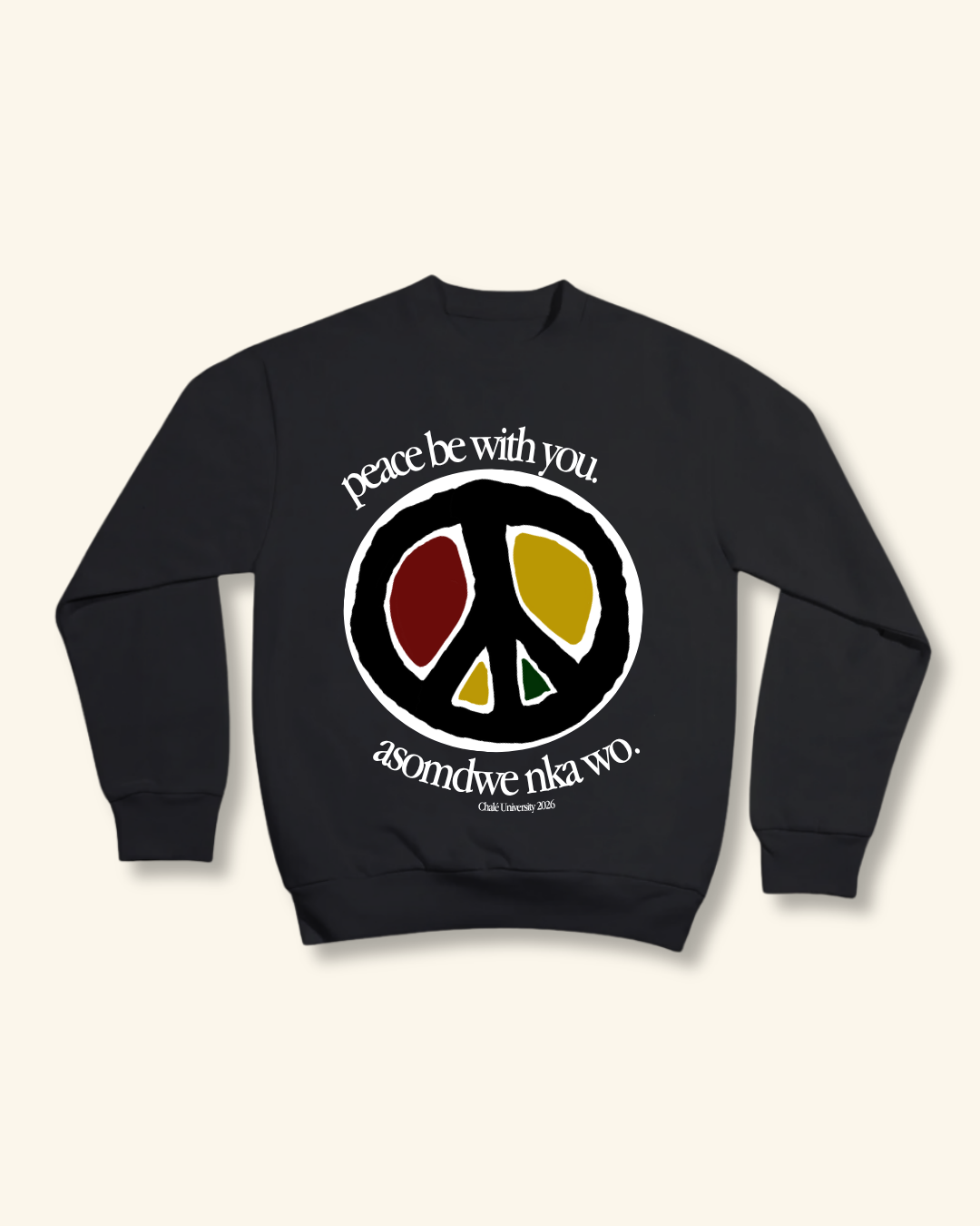 Asomdwe (Peace) Crewneck - Retro Collection