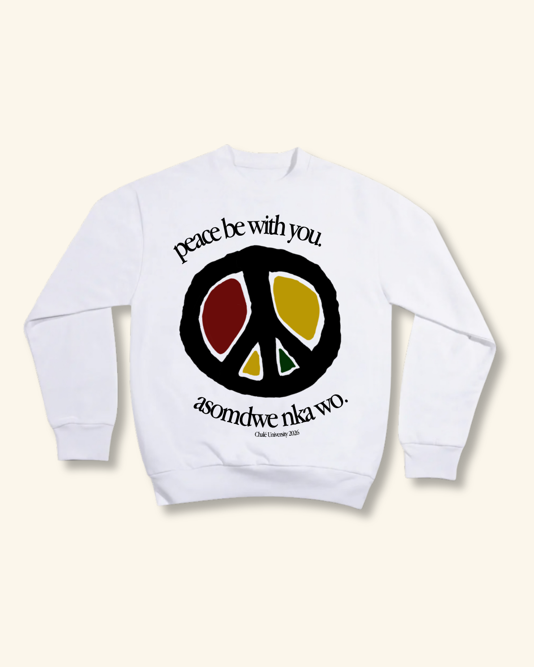Asomdwe (Peace) Crewneck - Retro Collection