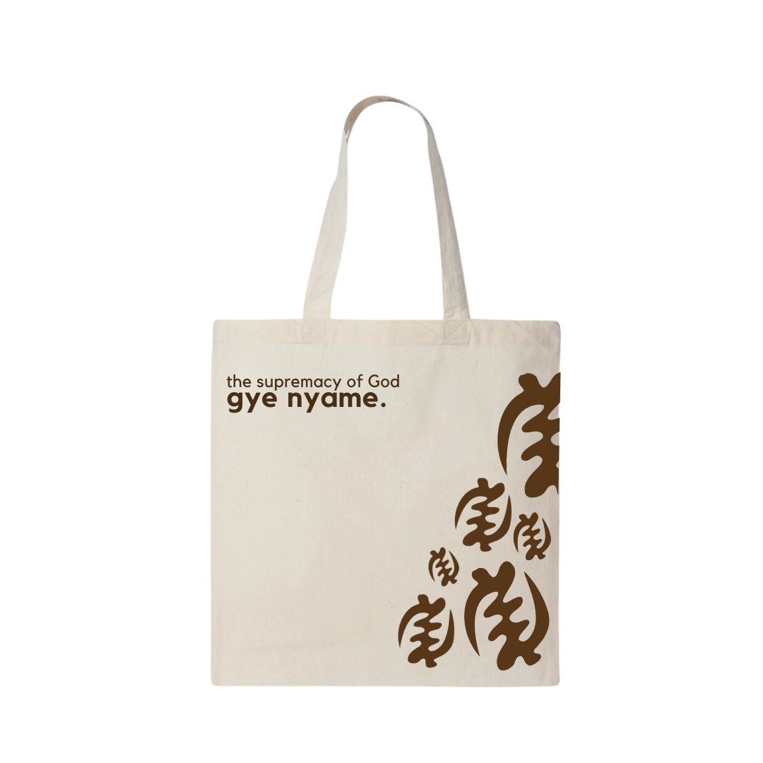 Adinkra Tote Bag - Gye Nyame