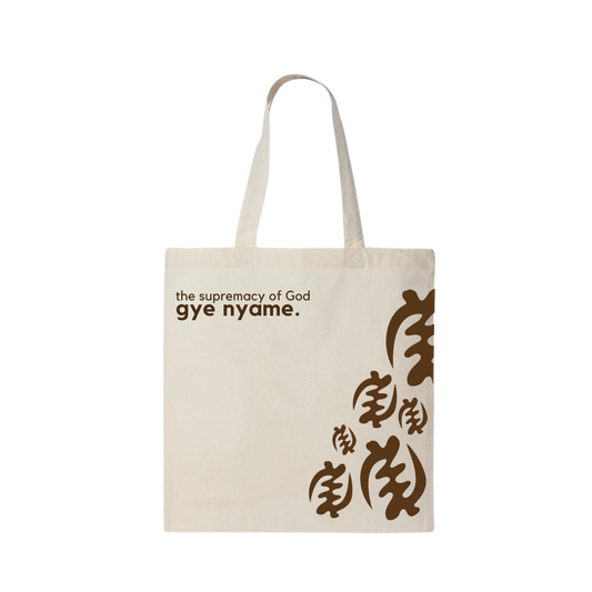 Adinkra Tote Bag - Gye Nyame